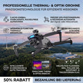 Profi Wärmebild-Drohne mit 4K Kamera, Infrarot & GPS, für Jagd, Sicherheit und Industrie